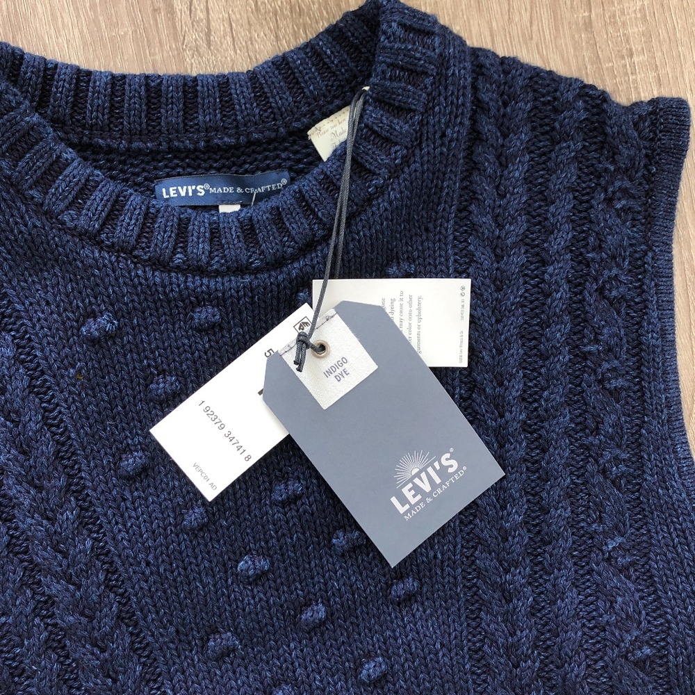 NWT Levi's made & crafted aran jumper M - Picture 7 of 10